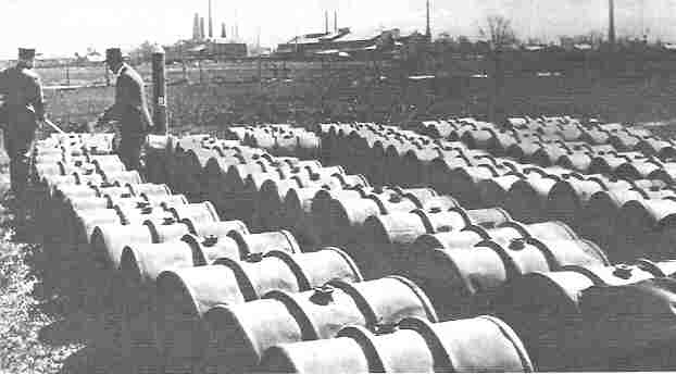 Aviation fuel storage at Spilve 1932